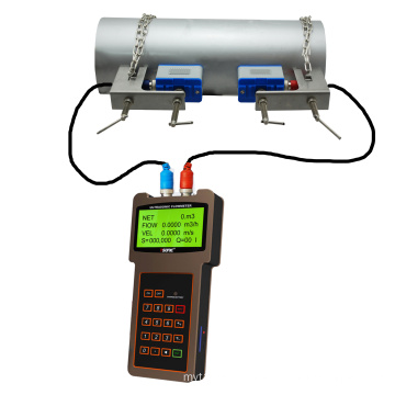 China Portable ultrasonic flow testing meter